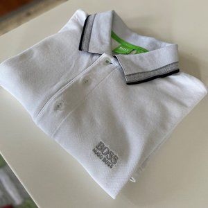Hugo Boss Short-Sleeve Polo - Large -White